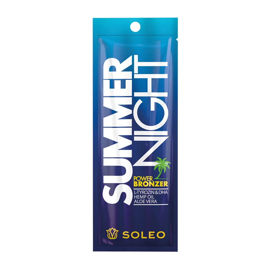 САШЕ Soleo Summer Night Интенсивный крем - бронзатор для загара с пеньковым маслом 15 мл