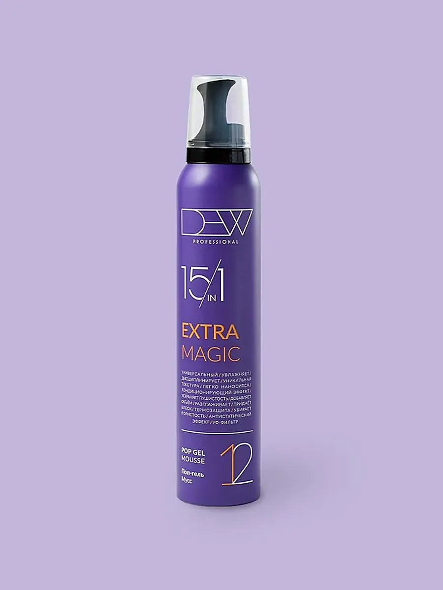 Поп-Гель мусс, 200 мл DEW PROFESSIONAL
