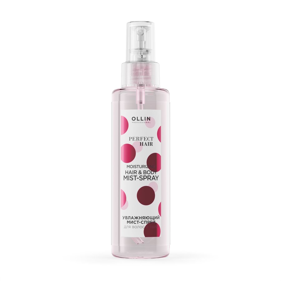 OLLIN PERFECT HAIR Увлажняющий мист-спрей для волос и тела 120мл  12