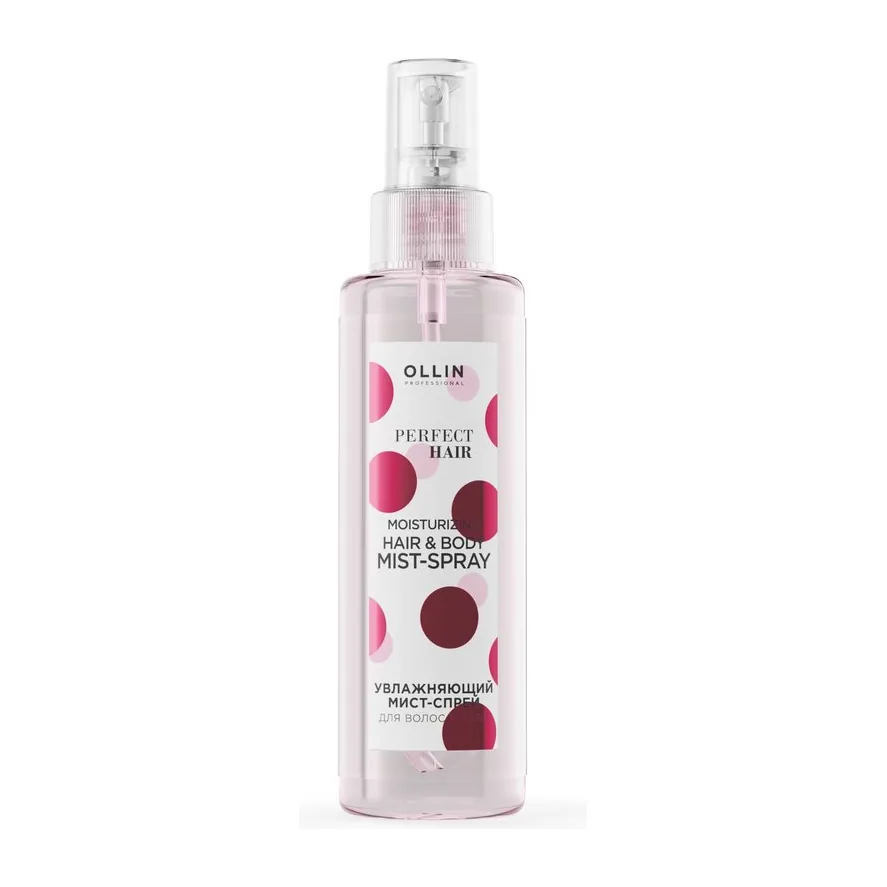 OLLIN PERFECT HAIR Увлажняющий мист-спрей для волос и тела 120мл 12
