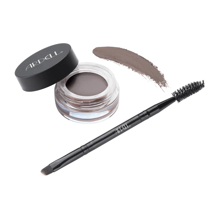 Ardell Brow Pomade (Dark brown) Влагостойкая помада для бровей с кистью, 3 г (тон темно-корич)