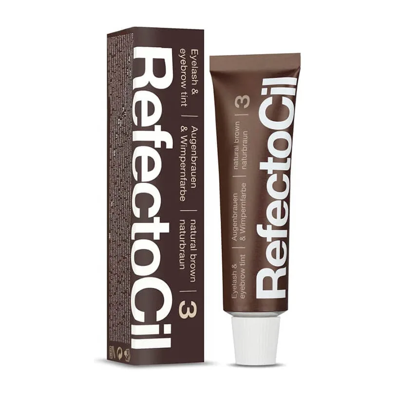 Краска для бровей и ресниц Refectocil 15 мл. КОРИЧНЕВАЯ № 3