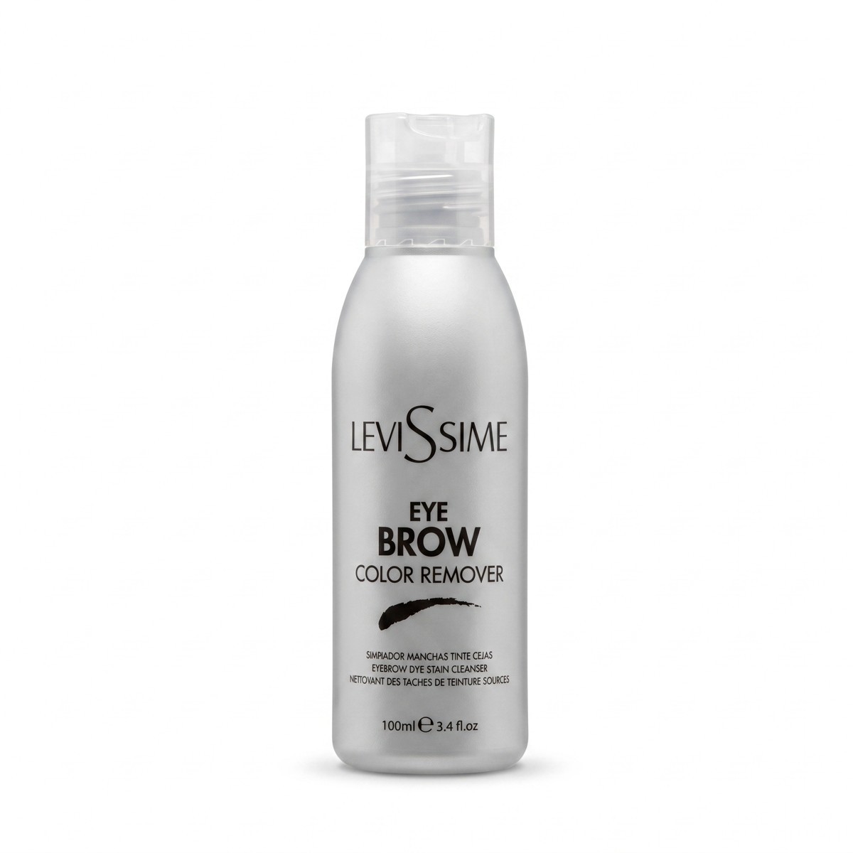 Очищающий лосьон для снятия краски с кожи LevisSime Eyebrow Color Remover 100 мл.