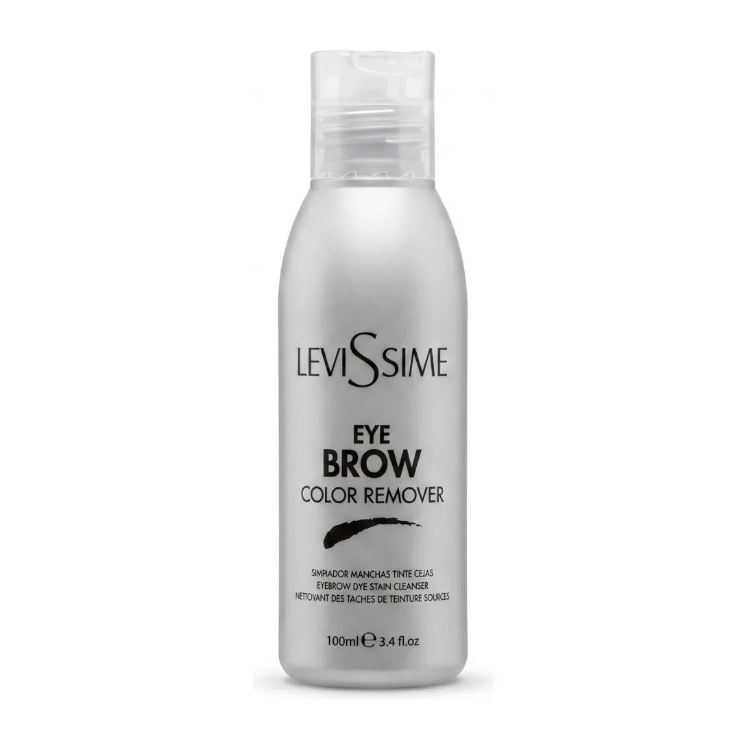 Очищающий лосьон для снятия краски с кожи LevisSime Eyebrow Color Remover 100 мл.