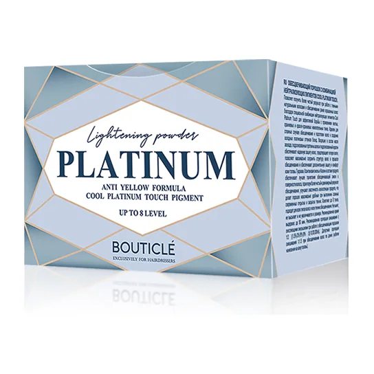 Обесцвечивающий порошок с комбинацией нейтрализующих пигментов COOL PLATINUM TOUCH 500 г. САЛОНЫ