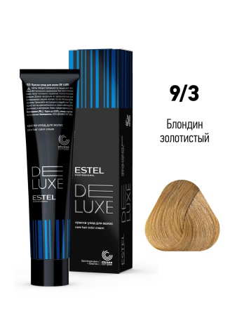 9/3 Краска-уход De Luxe, блондин золотистый