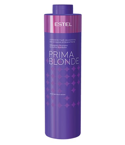 Серебристый шампунь для холодных оттенков блонд ESTEL PRIMA BLONDE, 1000 мл