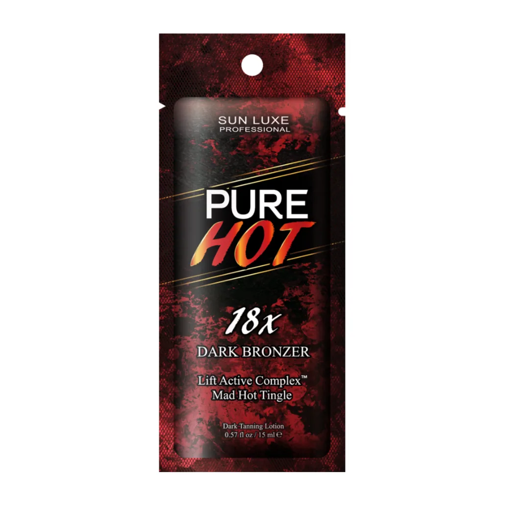 САШЕ Крем для загара в солярии "Pure Hot 18x" SUN LUXE 15мл.