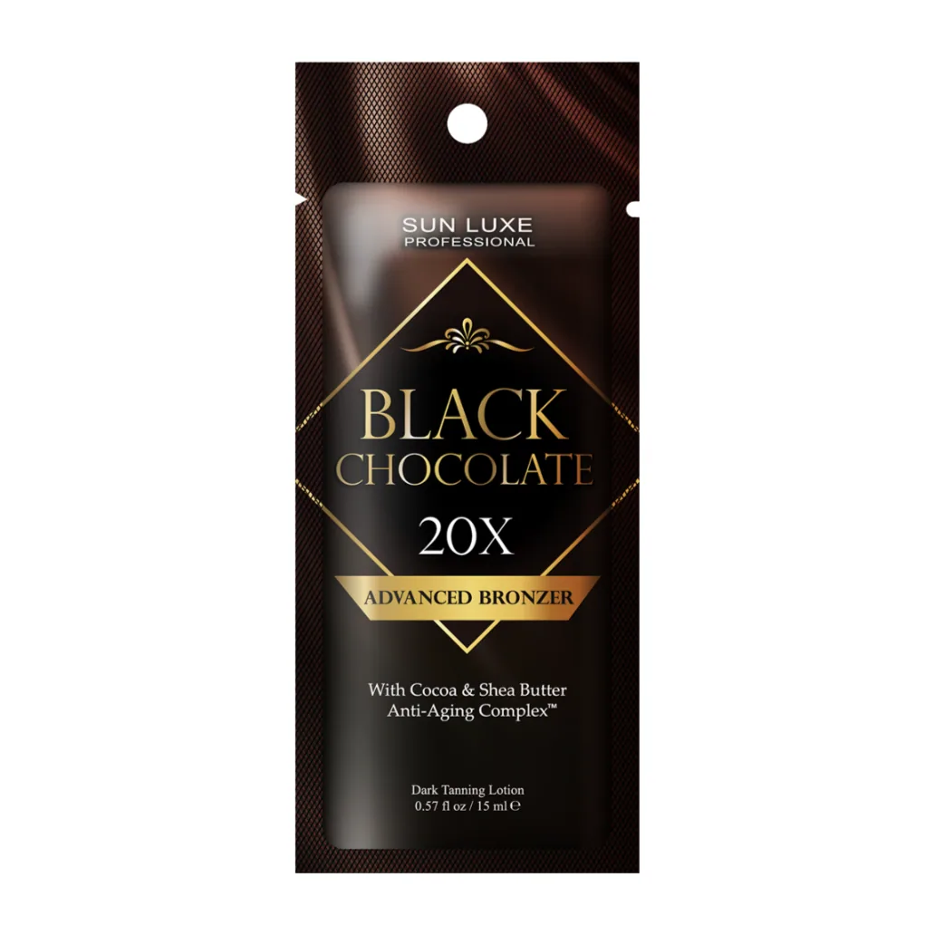 САШЕ Крем для загара в солярии "Black Chocolate 20х" SUN LUXE 15мл.