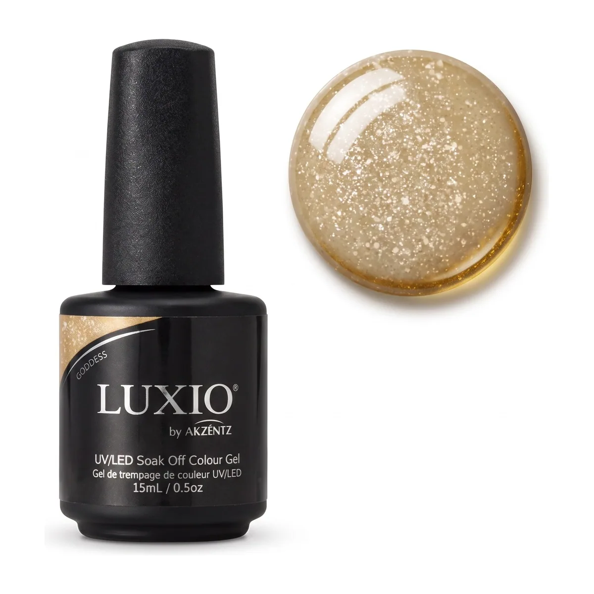 LUX-GEL-702 - Гель для ногтей - LUXIO SPARKLES GODDESS
