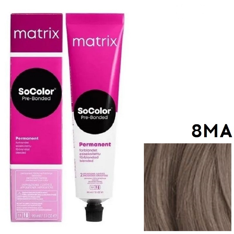 MATRIX SOCOLOR beauty 8 Ma светлый блондин мокка пепельный 90 мл