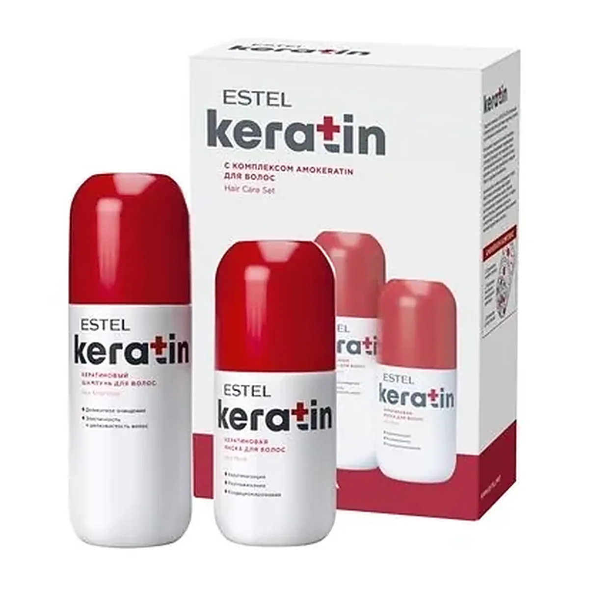 Набор для ухода за волосами ESTEL KERATIN (ш.400мл+ маска 300 мл.)