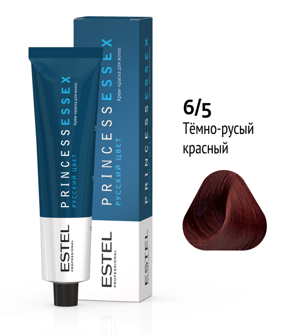 6/5 Крем-краска ESSEX, темно-русый красный