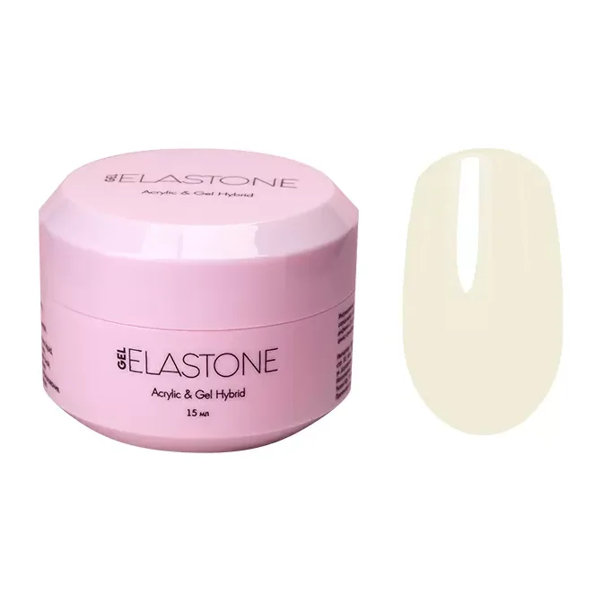Гибрид акрила и геля ELASTONE GEL, 15 мл №3946 (молочный) !!!
