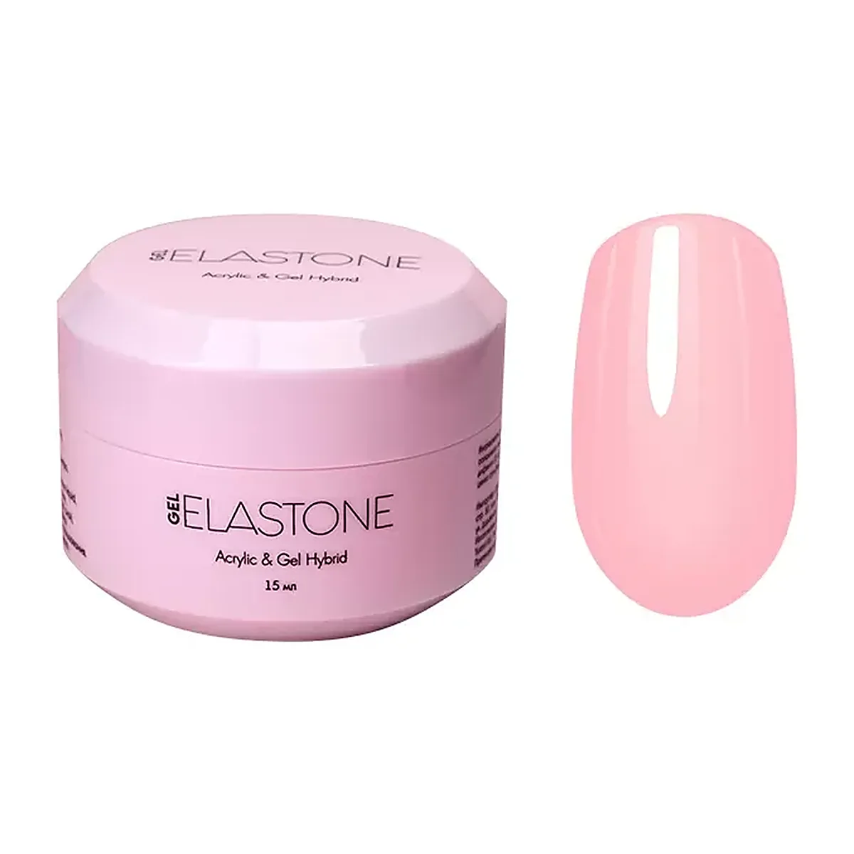 Гибрид акрила и геля ELASTONE GEL, 15 мл №3948 (нежно-розовый) !!!