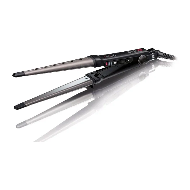 Плойка для волос BaByliss Pro ConiSmooth, с терморегулятором, титан+турмалин BAB2225TTE