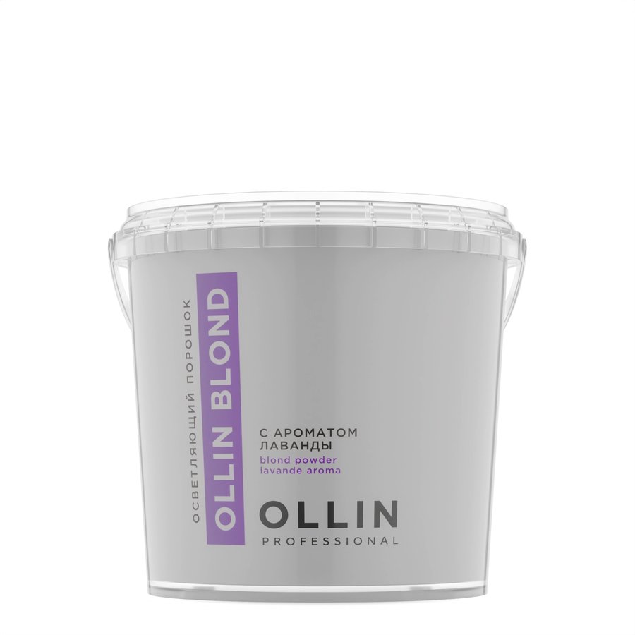 OLLIN BLOND Осветляющий порошок с ароматом лаванды 500г/ Blond Powder Aroma Lavande