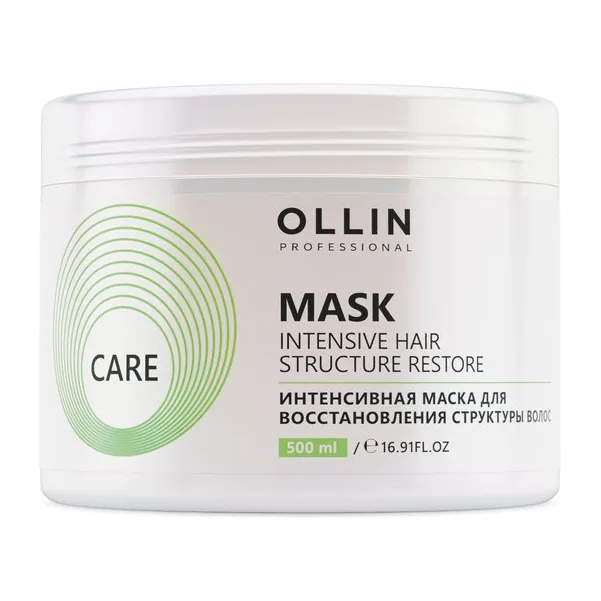 OLLIN CARE Интенсивная маска для восстан.структуры волос 500мл/ Restore Intensive Mask727083 САЛОНЫ