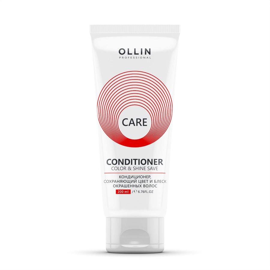 OLLIN CARE Кондиционер, сохр.цвет и блеск окрашенных волос 200мл/Color&Shine Save Conditione  САЛОНЫ