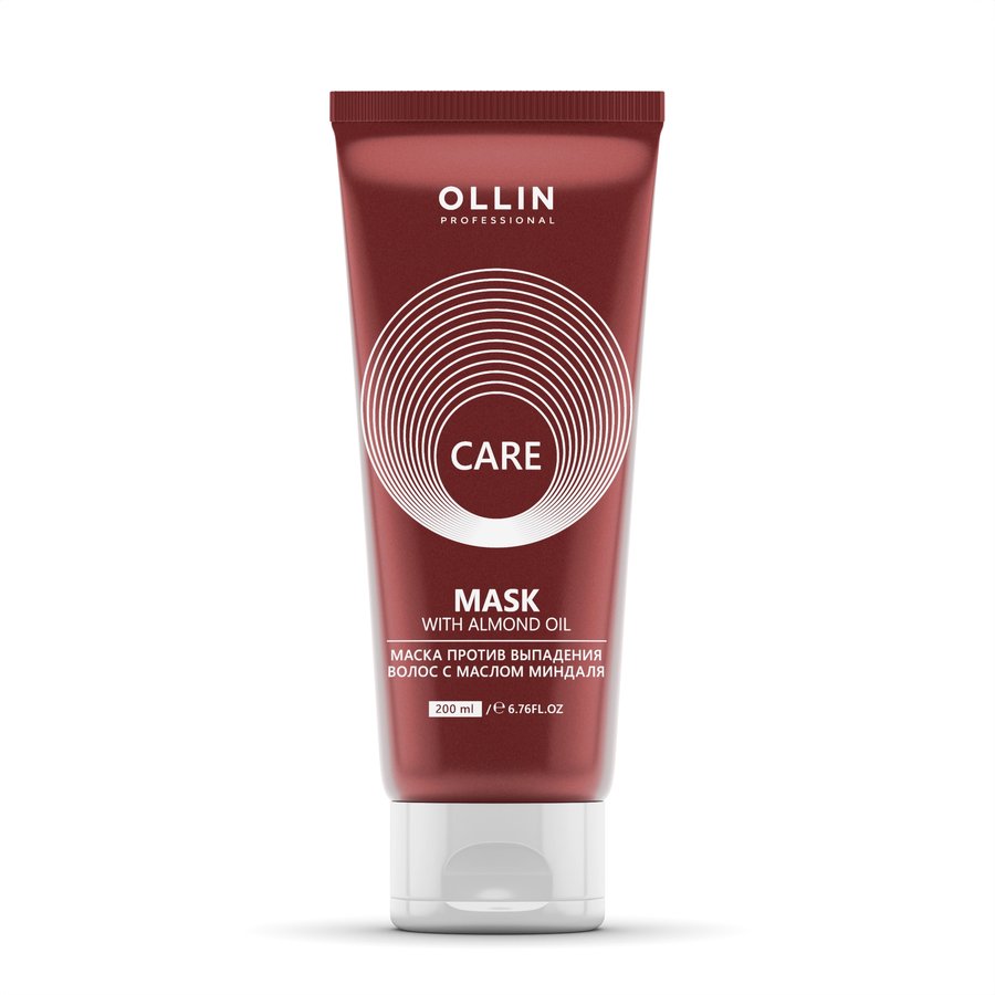 OLLIN CARE Маска против выпадения волос с маслом миндаля 200мл/ Almond Oil Mask  САЛОНЫ
