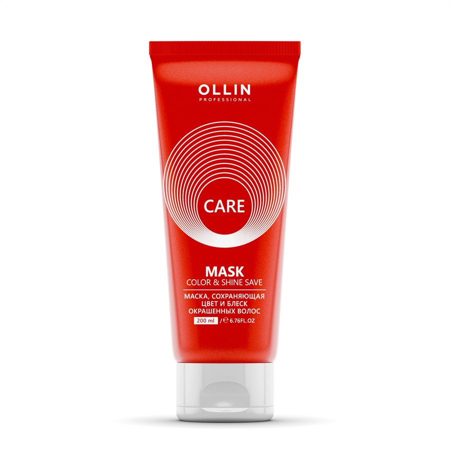 OLLIN CARE Маска, сохраняющая цвет и блеск окрашенных волос 200мл/ Color&Shine Save Mask  САЛОНЫ