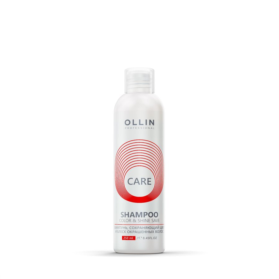 OLLIN CARE Шампунь сохр. цвет и блеск окраш. волос 250мл/Color&Shine Save Shampoo/726970  САЛОНЫ