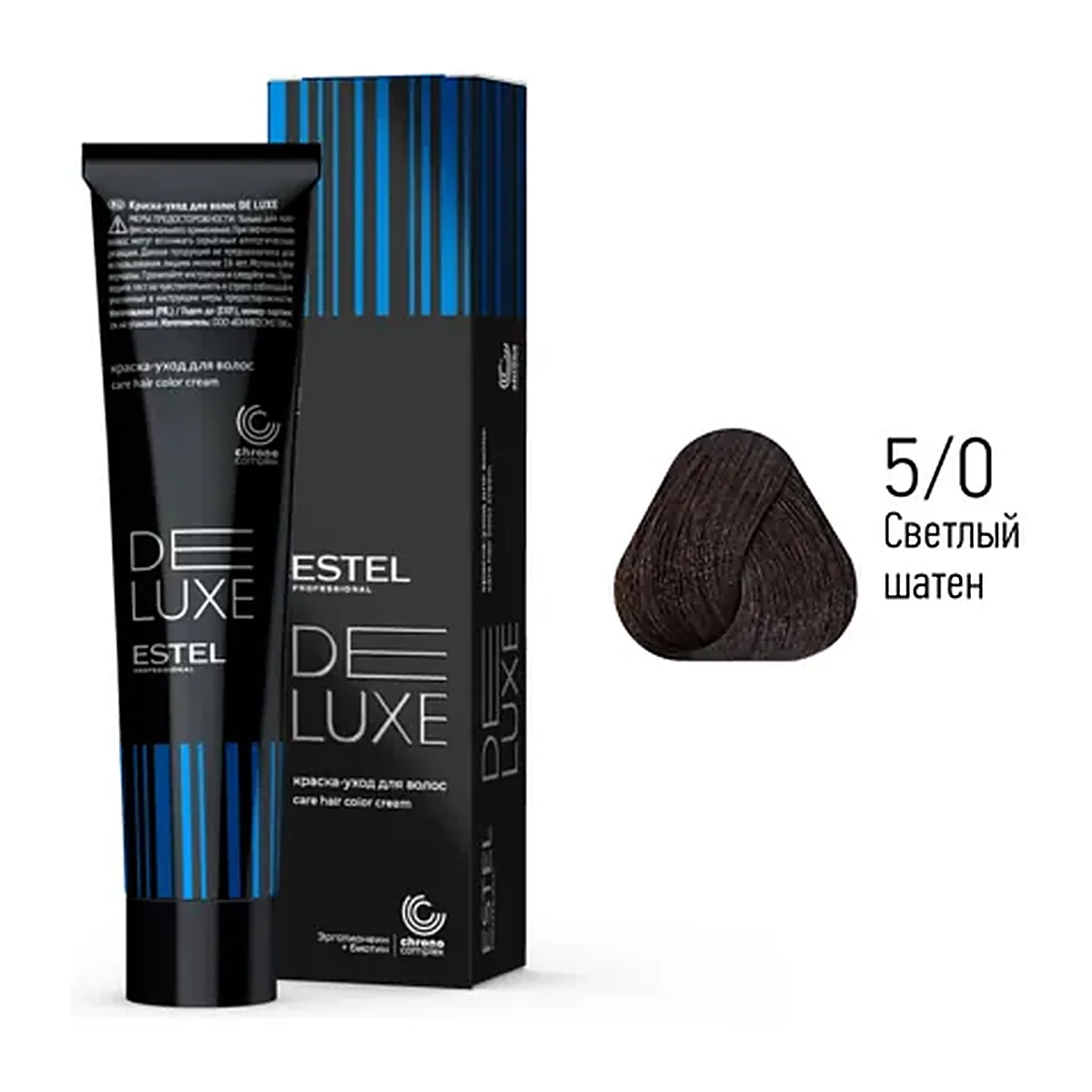 5/0 Краска-уход De Luxe, светлый шатен