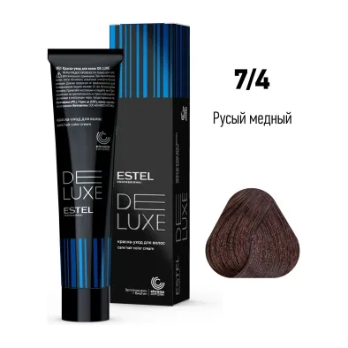7/4 Краска-уход De Luxe, русый медный