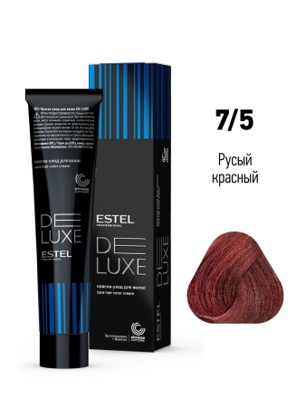 7/5 Краска-уход De Luxe, русый красный ***