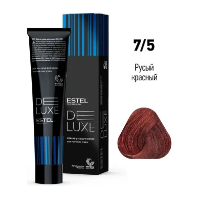 7/5 Краска-уход De Luxe, русый красный ***