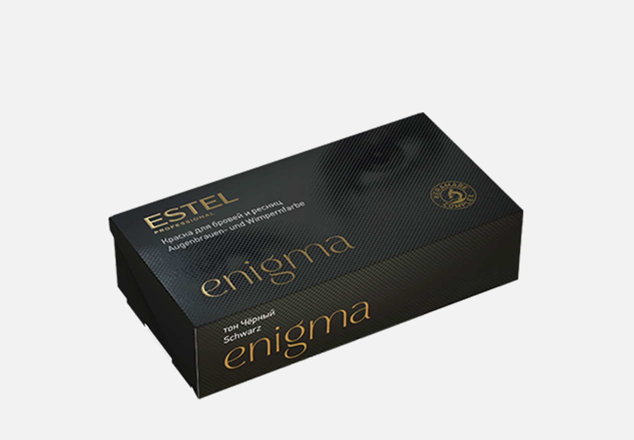 1 Краска для бровей и ресниц ENIGMA черный