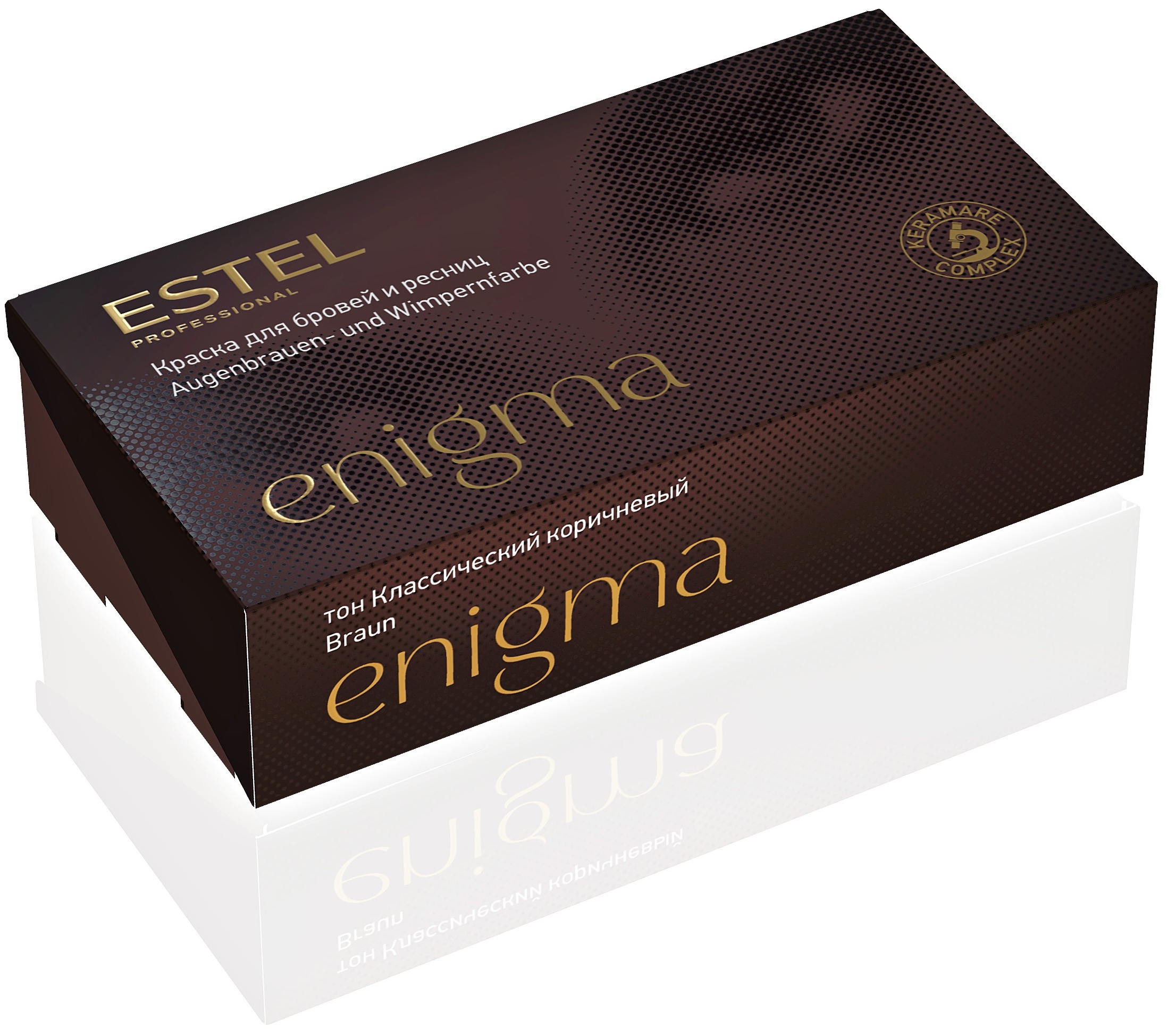 4 Краска для бровей и ресниц ENIGMA классич. коричневый