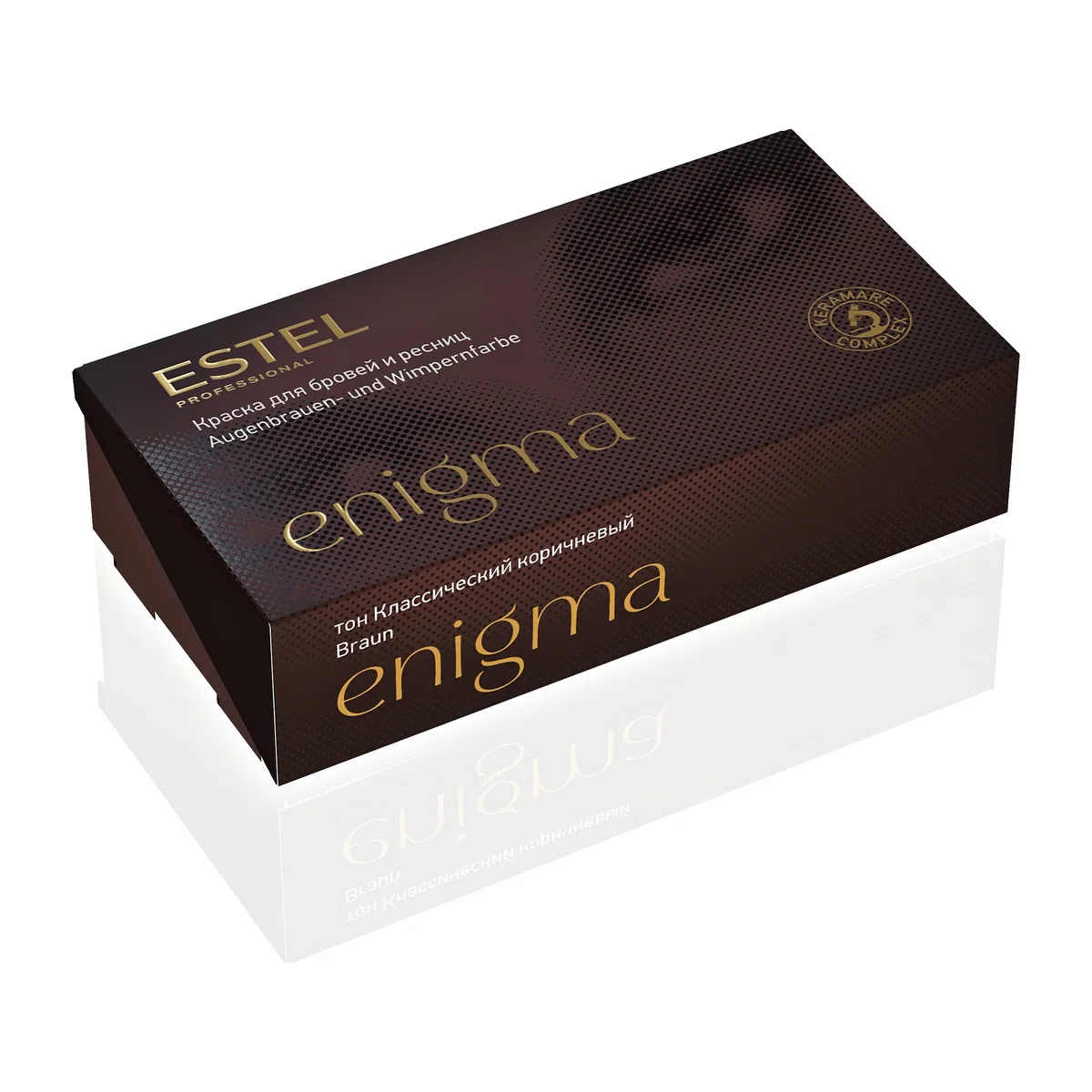 4 Краска для бровей и ресниц ENIGMA классич. коричневый