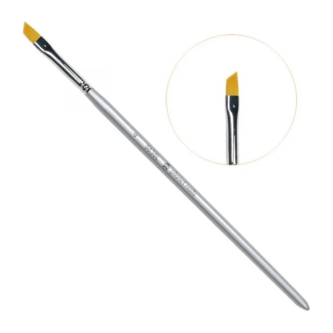 Кисть Planet Nails скошенная для французского маникюра № 4 (9838L.4)