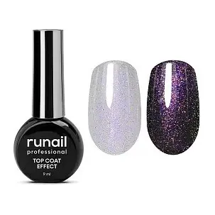 Глянцевый топ Top Сoat EFFECT PURPLE AURORA, 9 мл №9909