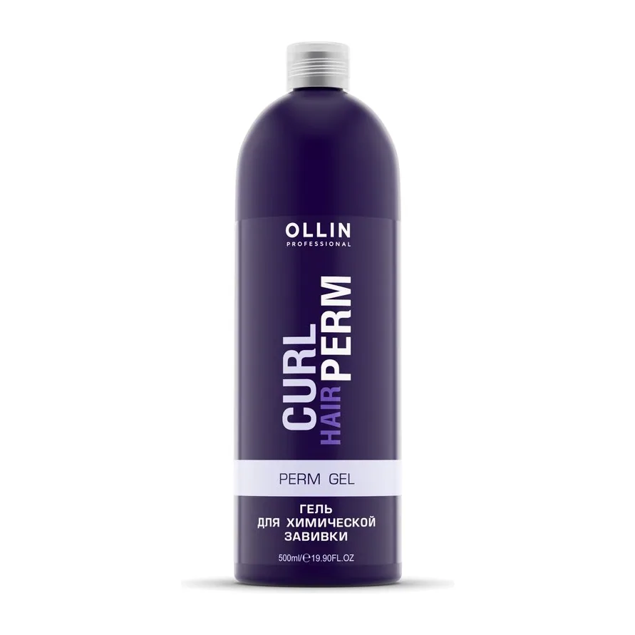 OLLIN CURL HAIR Гель для химической завивки 500мл/ Perm gel + Инструкция + Флакон-аппликатор-ВЫВ-СЯ