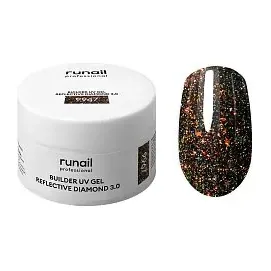Моделирующий УФ-гель светоотражающий BUILDER UV GEL REFLECTIVE DIAMOND 3.0, 15г №9967