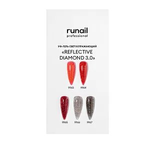Палитра BUILDER UV GEL REFLECTIVE DIAMOND 3.0 №9968