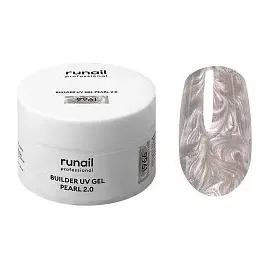 Моделирующий УФ-гель c жемчужным эффектом BUILDER UV GEL PEARL 2.0, 15г №9961