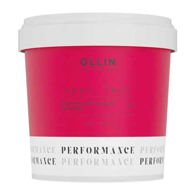 OLLIN BLOND PERFORMANCE Open Tech Осветляющий порошок для открытых техник обесцв. волос 500г САЛОН