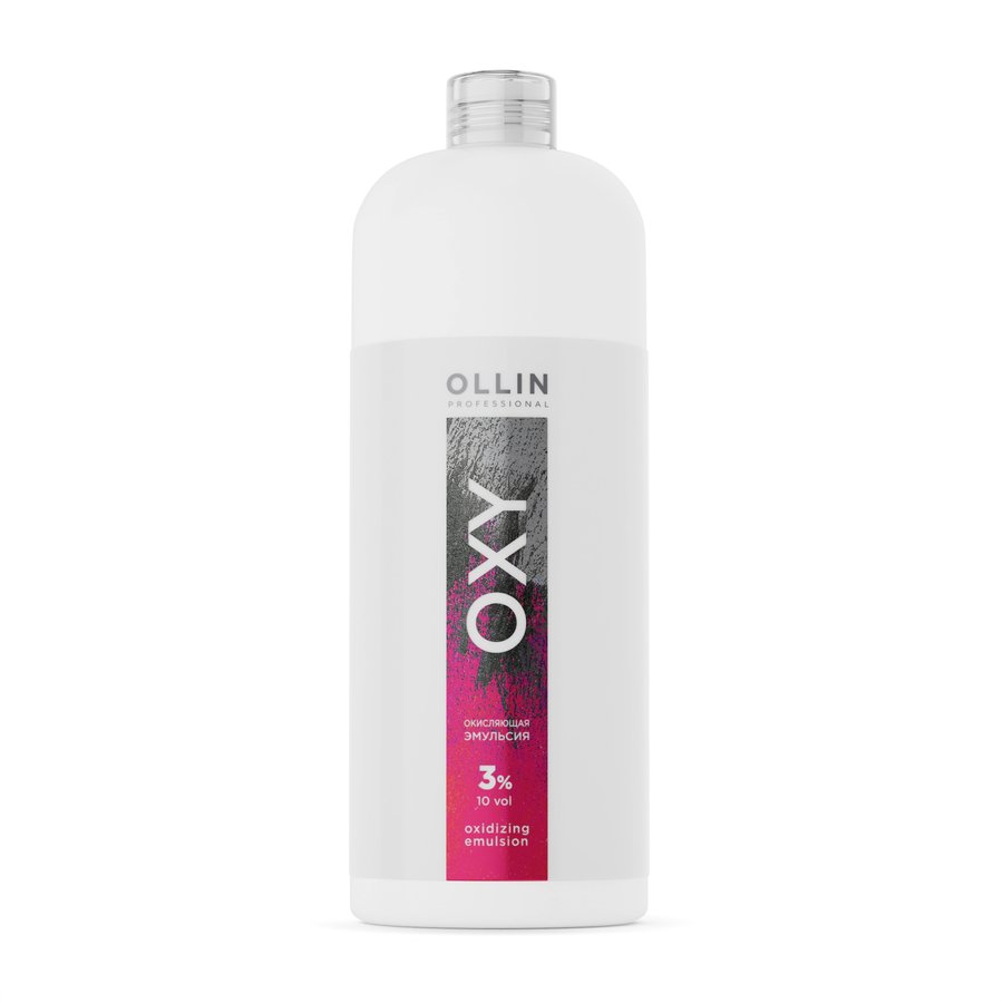 OLLIN OXY   3% 10vol. Окисляющая эмульсия 1000мл САЛОНЫ/ Oxidizing Emulsion 728677серый