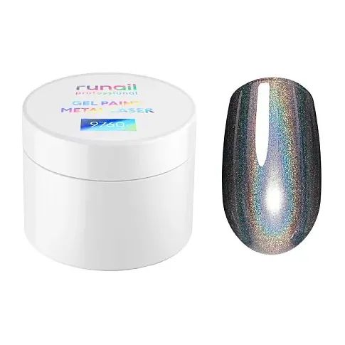 Гель-краска Gel paint Metal laser, 5 г №9760