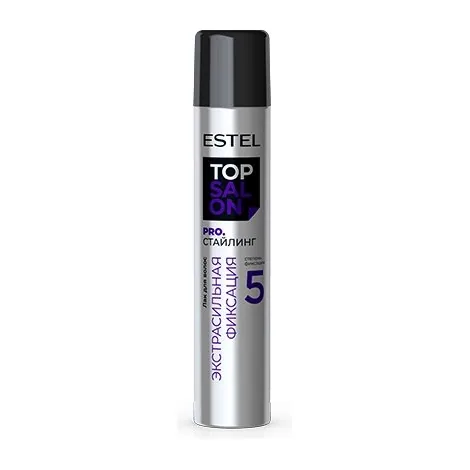 Лак для волос ESTEL TOP SALON PRO.СТАЙЛИНГ экстрасильная фиксация (400 мл) РАСПРОДАЖА