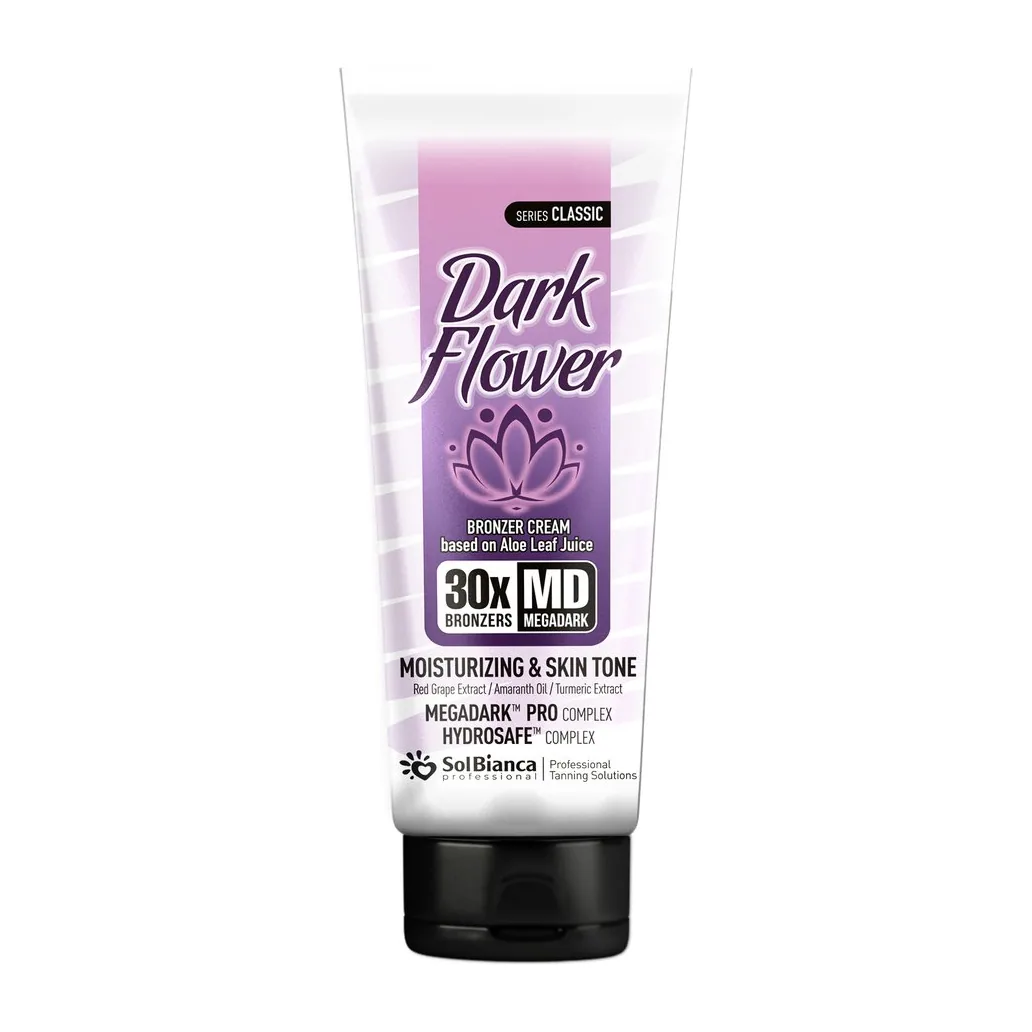 ТУБА Dark Flower Крем д/загара с экстракт.виноград,алоэ и бронзатор.(30*Bronz) 125 мл(стар.10*Bronz)