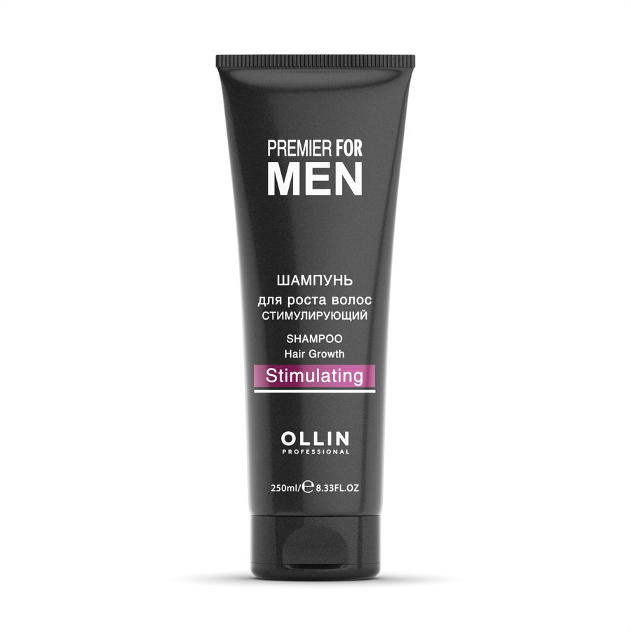 OLLIN PREMIER FOR MEN Шампунь для роста волос стимулирующий 250мл/ Shampoo Hair Growth Stimulating