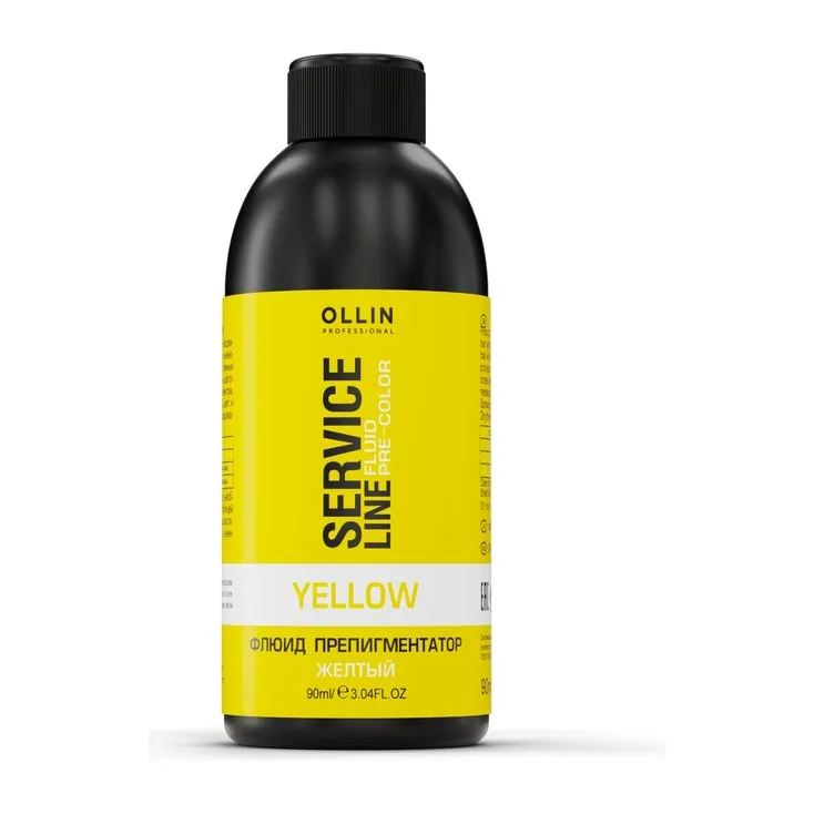 OLLIN SERVICE LINE Флюид-препигментатор желтый 90мл САЛОНЫ/ Yellow Fluid-Pre-Color