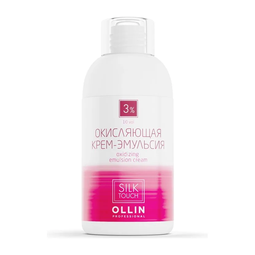 OLLIN silk touch 3% 10vol. Окисляющая крем-эмульсия 90мл/ Oxidizing Emulsion cream