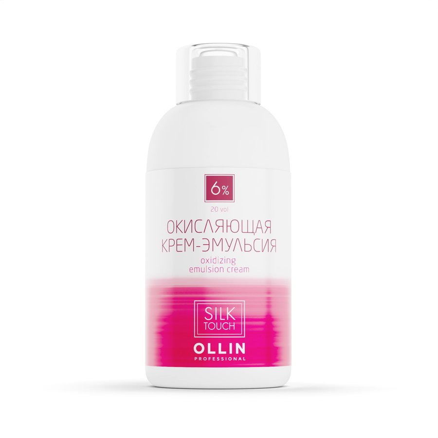 OLLIN silk touch  6% 20vol. Окисляющая крем-эмульсия 90мл