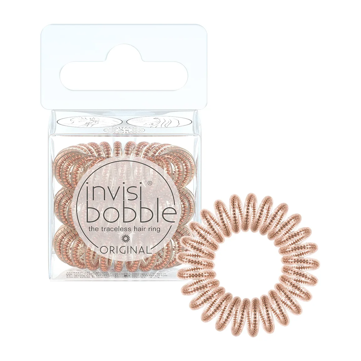 Резинка-браслет для волос invisibobble ORIGINAL Bronze And Beads