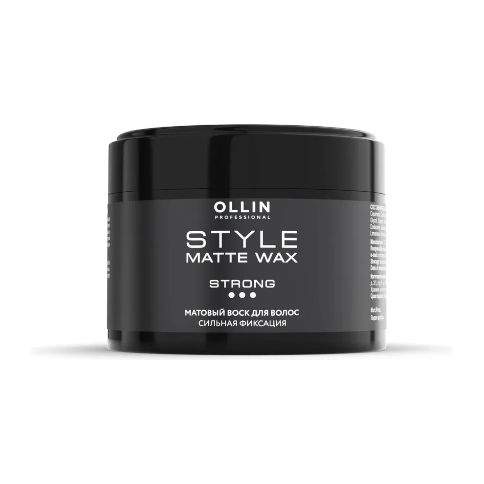 OLLIN STYLE Матовый воск для волос сильной фиксации 50г/ Strong Hold Matte Wax